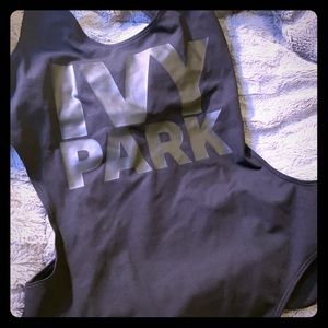 Ivy Park body suit. Cut out sides and strappy back